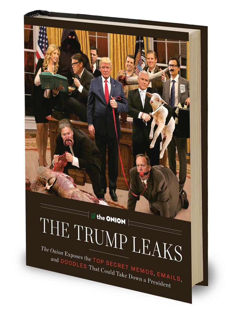 Illustration for article titled The Onion and HarperCollins to Publish New Book 'The Trump Leaks'